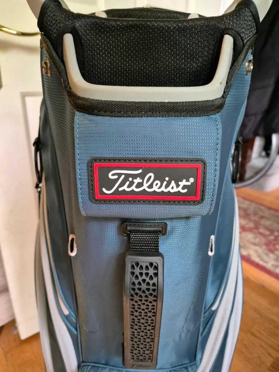 Titleist Cart 14 Bag - Baltic Grey White - Image 3