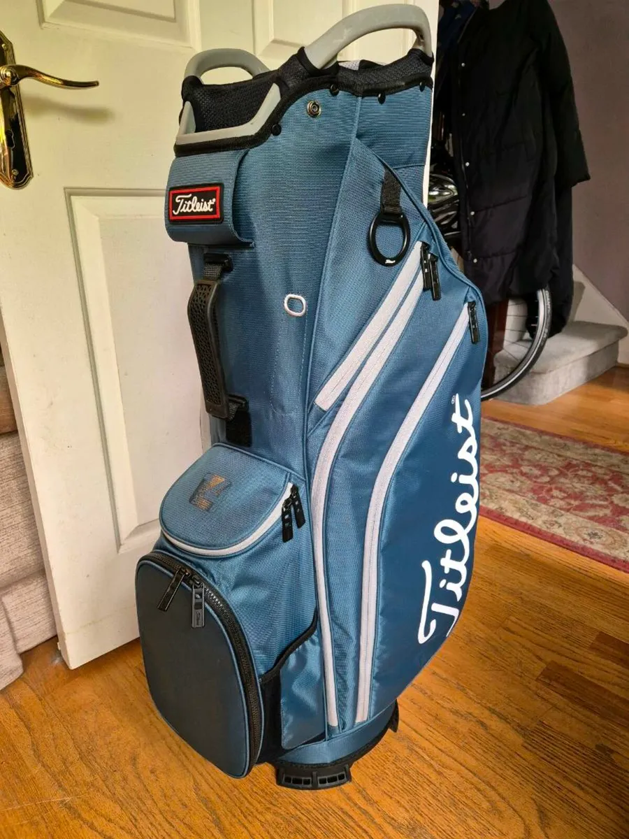 Titleist Cart 14 Bag - Baltic Grey White - Image 4