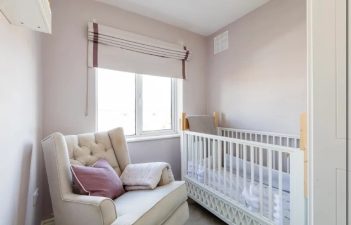 Cam Cam Copenhagen Harlequin cot and shelf - Image 1