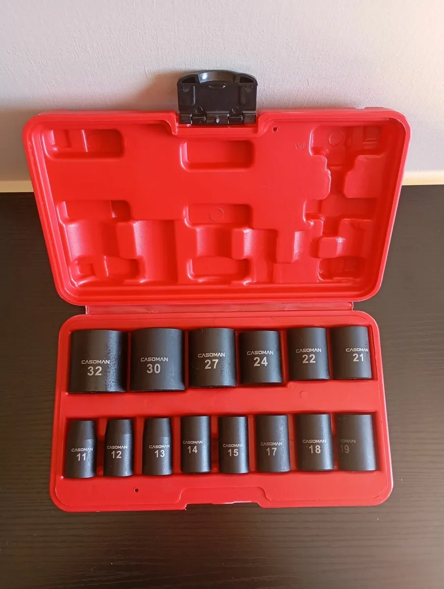 1/2" Wrench Impact Gun & Sockets - Image 4