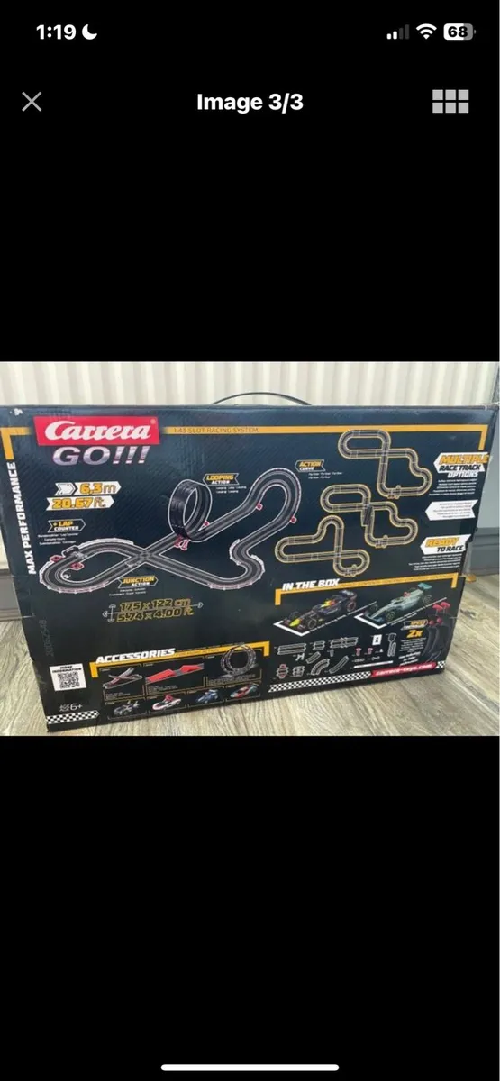 Carrrea go f1 toy set - Image 1