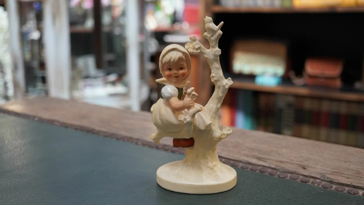Goebel Hummel Figurine - Apple Tree Girl - Image 1
