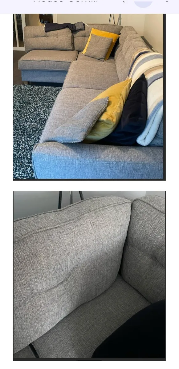 L-Couch Armchair and Footstool - Image 2