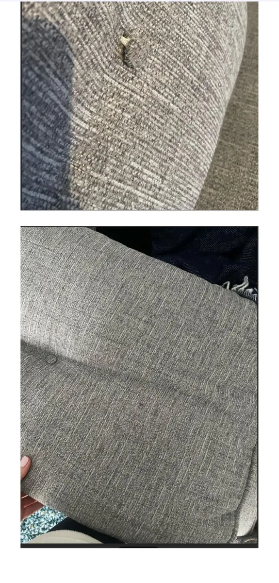 L-Couch Armchair and Footstool - Image 3