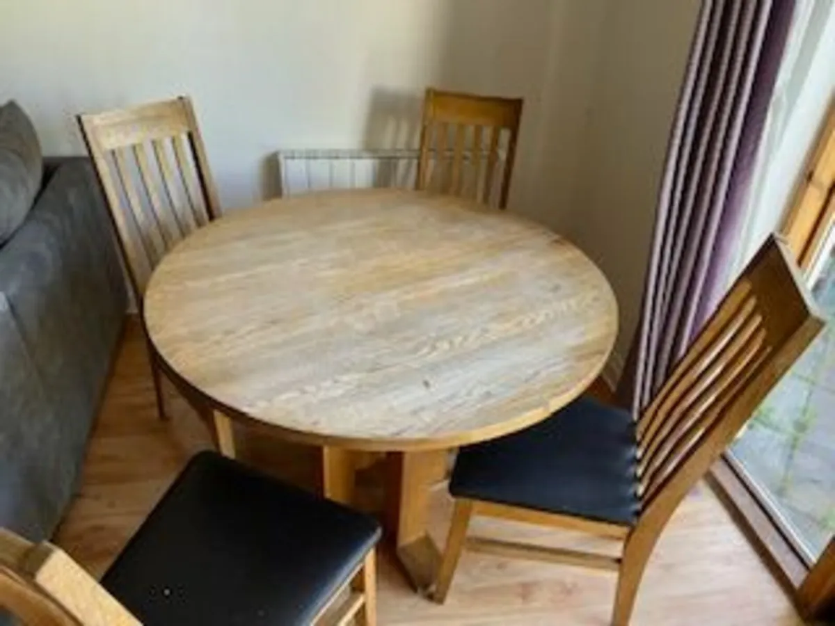 Table and 4 Chairs - Image 3