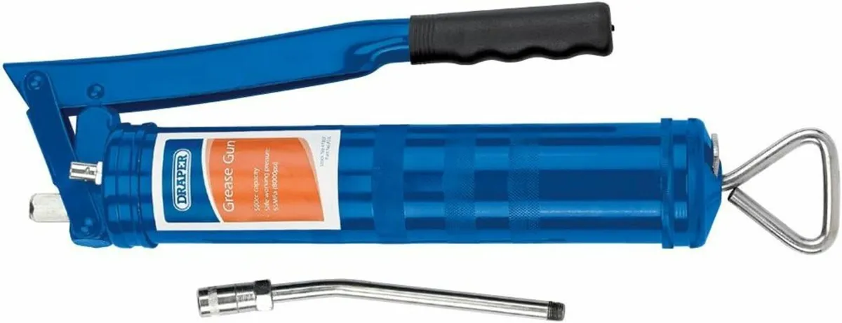 Draper 500cc Grease Gun | Lever Action Grease Tool