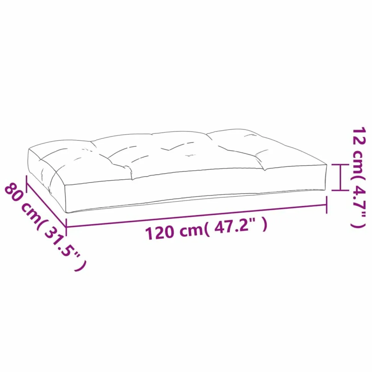 [Free P&P] Pallet Cushions 5 pcs Garden Sofa - Image 2
