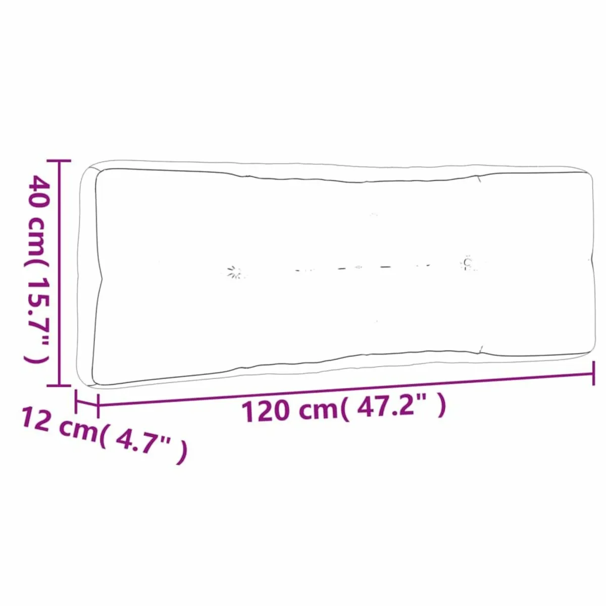 [Free P&P] Pallet Cushions 5 pcs Garden Sofa - Image 4