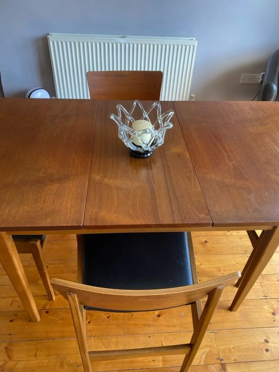 Mid Century Dining Table and Chairs - Image 2