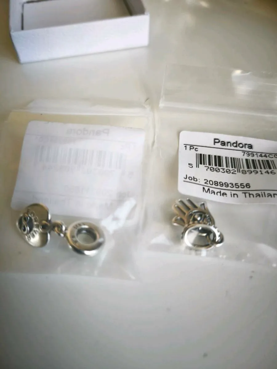 Pandora bracelet and charms - Image 2