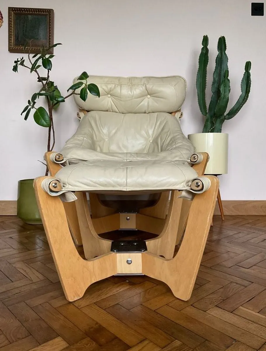 Mid century lounge chair vintage retro Norwegian - Image 1