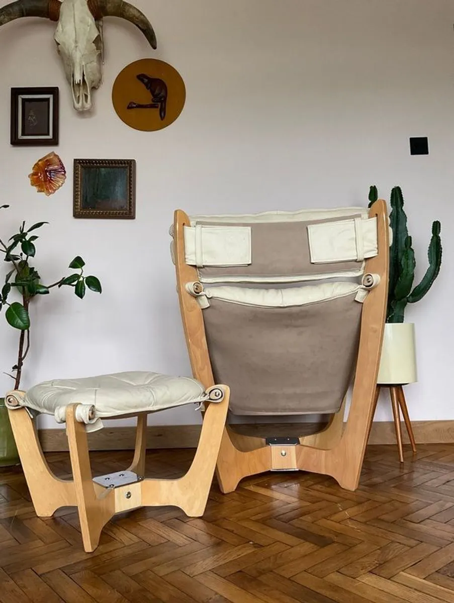 Mid century lounge chair vintage retro Norwegian - Image 4