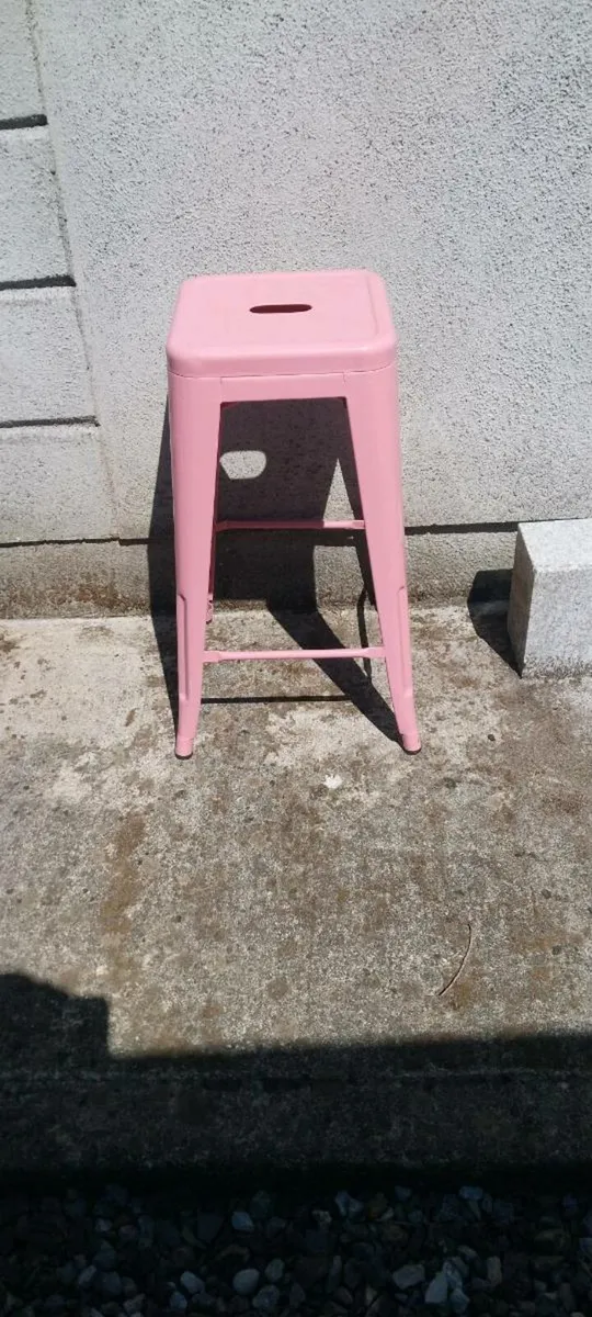 Pink Counter Stool - Image 1