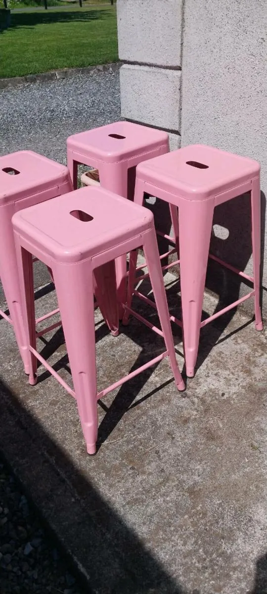 Pink Counter Stool - Image 2