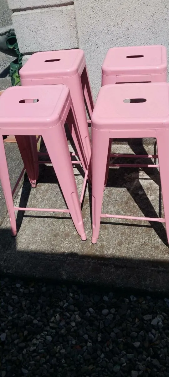 Pink Counter Stool - Image 3