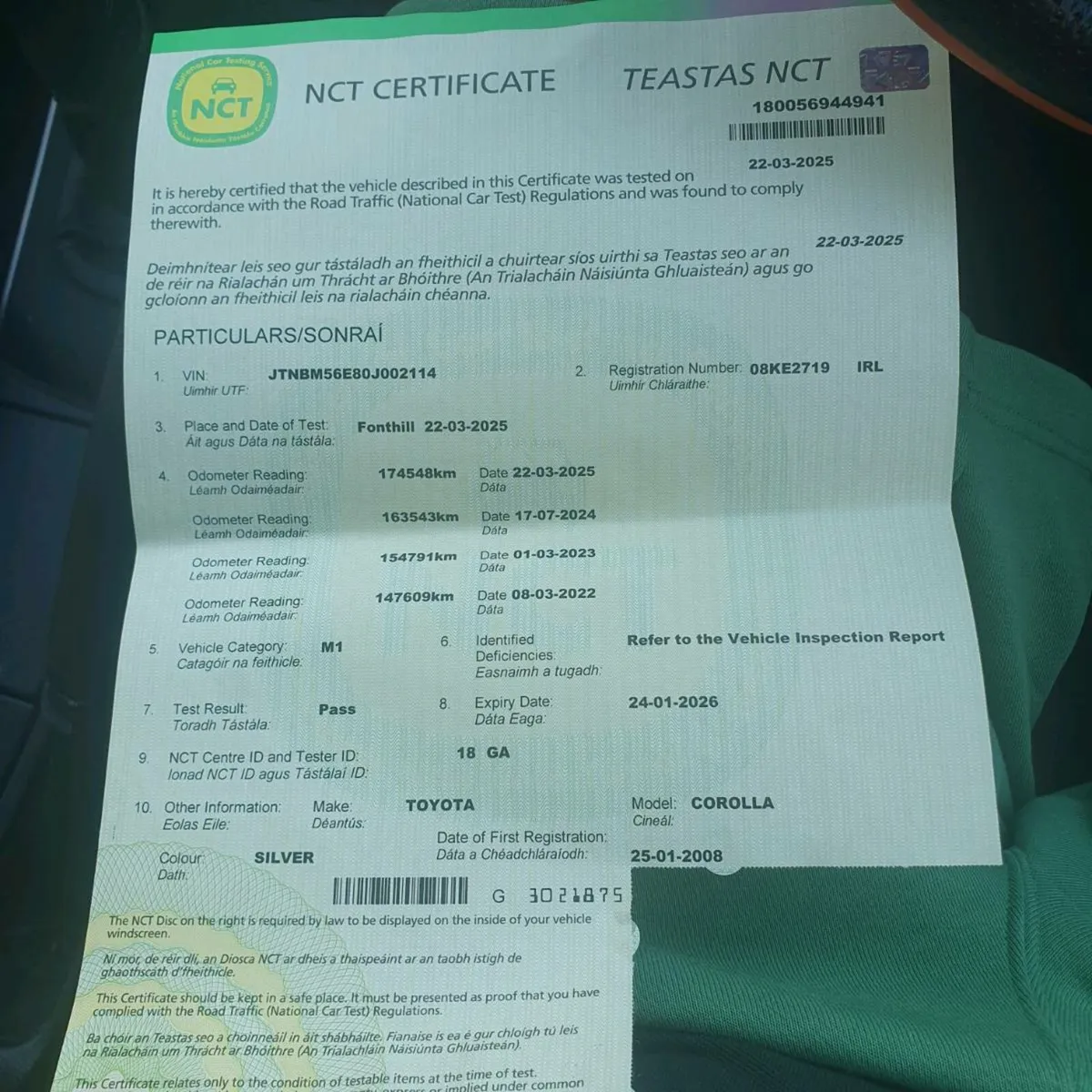 2008 Toyota Corolla 1.4L - Image 4