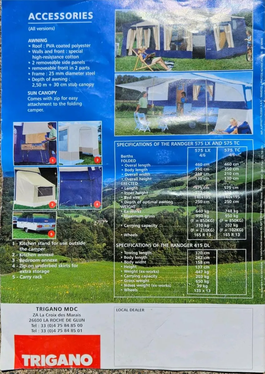 TRIGANO RANDGER 575 LX FOLDING CAMPER - Image 3