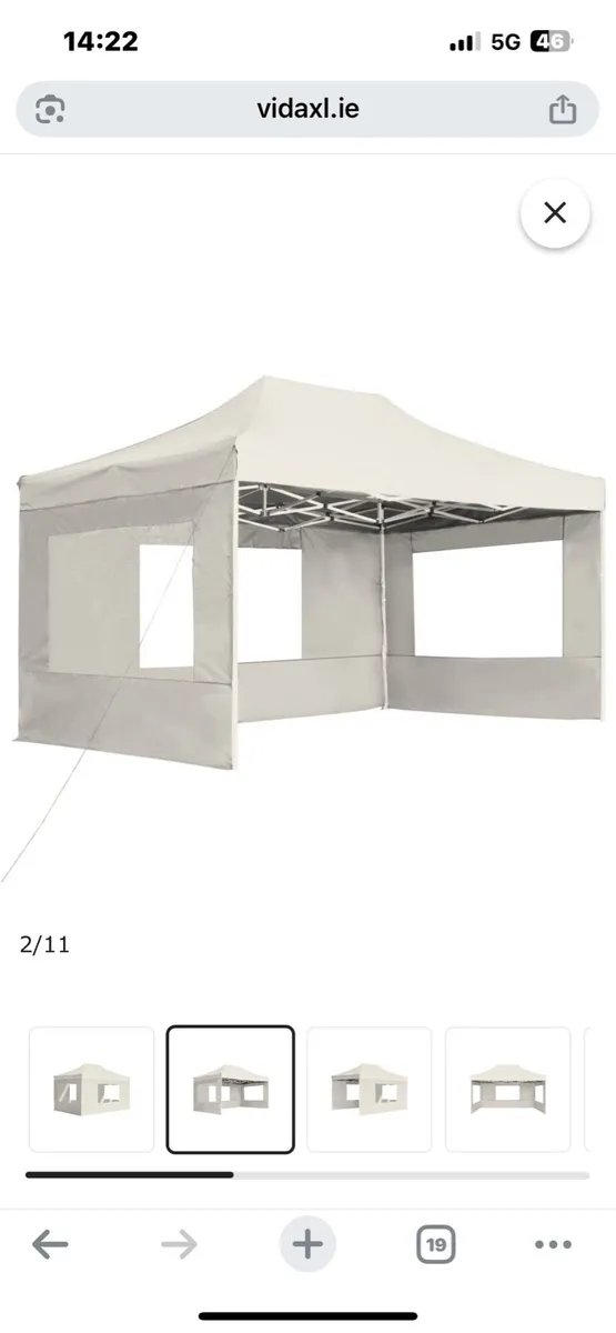 Professional pop up gazebo 4,5x3 m - Image 1