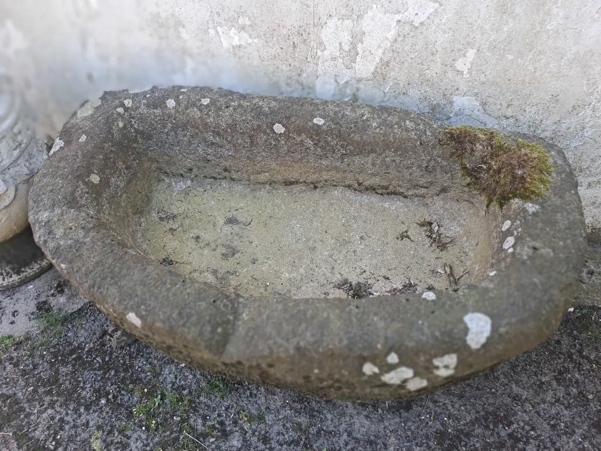 Granite pig trough planter - Image 2