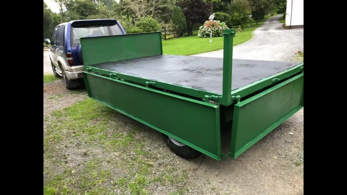 10 x 6 tractor tipping trailer fully steel - Image 1