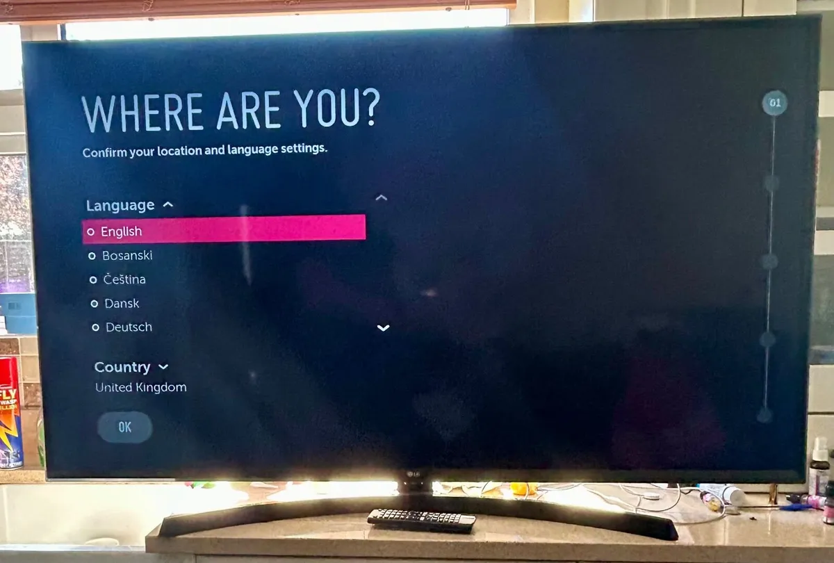 LG 55” Smart TV - Image 1