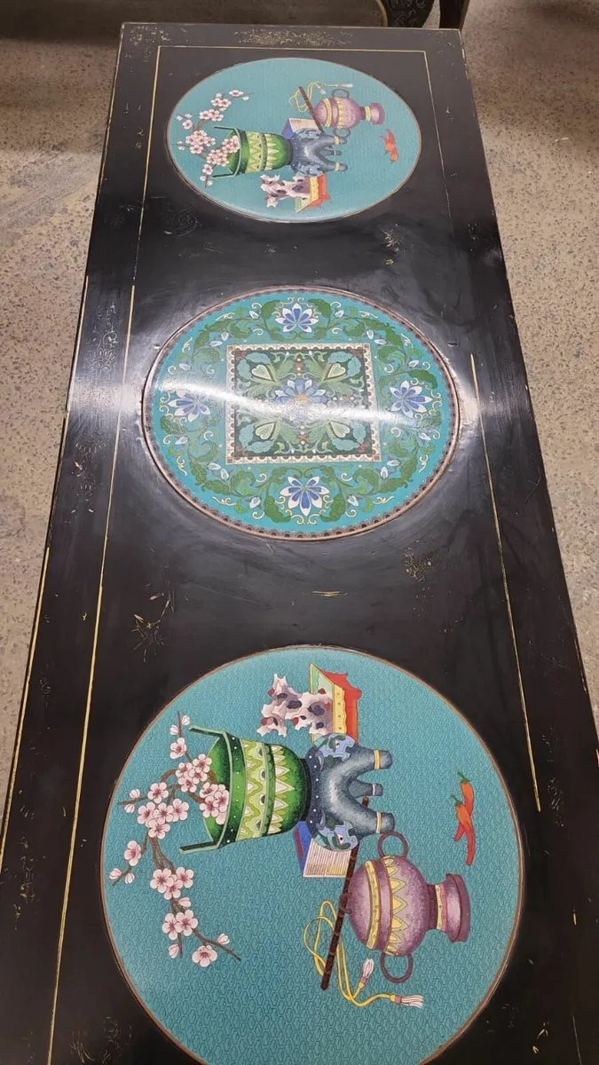 Large vintage chinoiserie coffe table - Image 4
