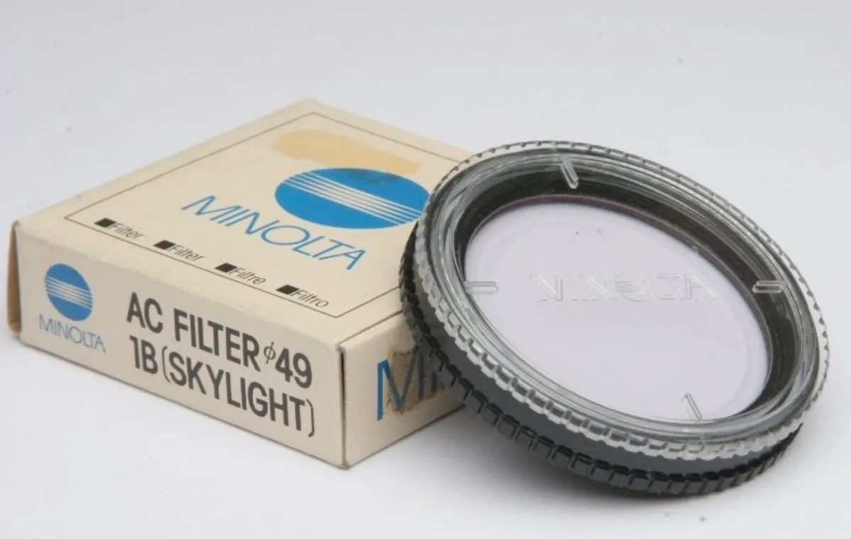 Minolta 49mm skylight filter new - Image 1