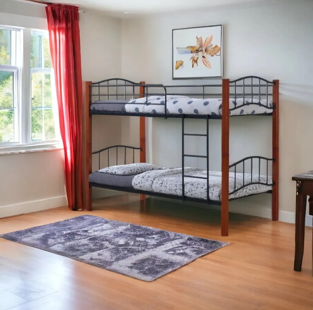 Metal & Wood Bunk Bed with Delivery in Ireland - Image 1