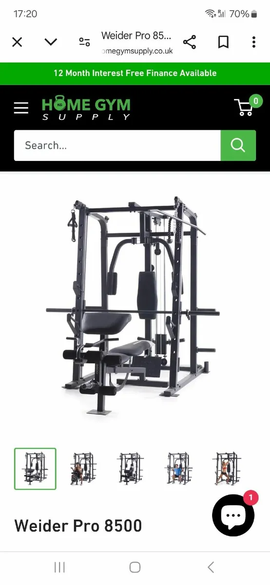 Weider Pro 8500 smith cage full body gym - Image 4