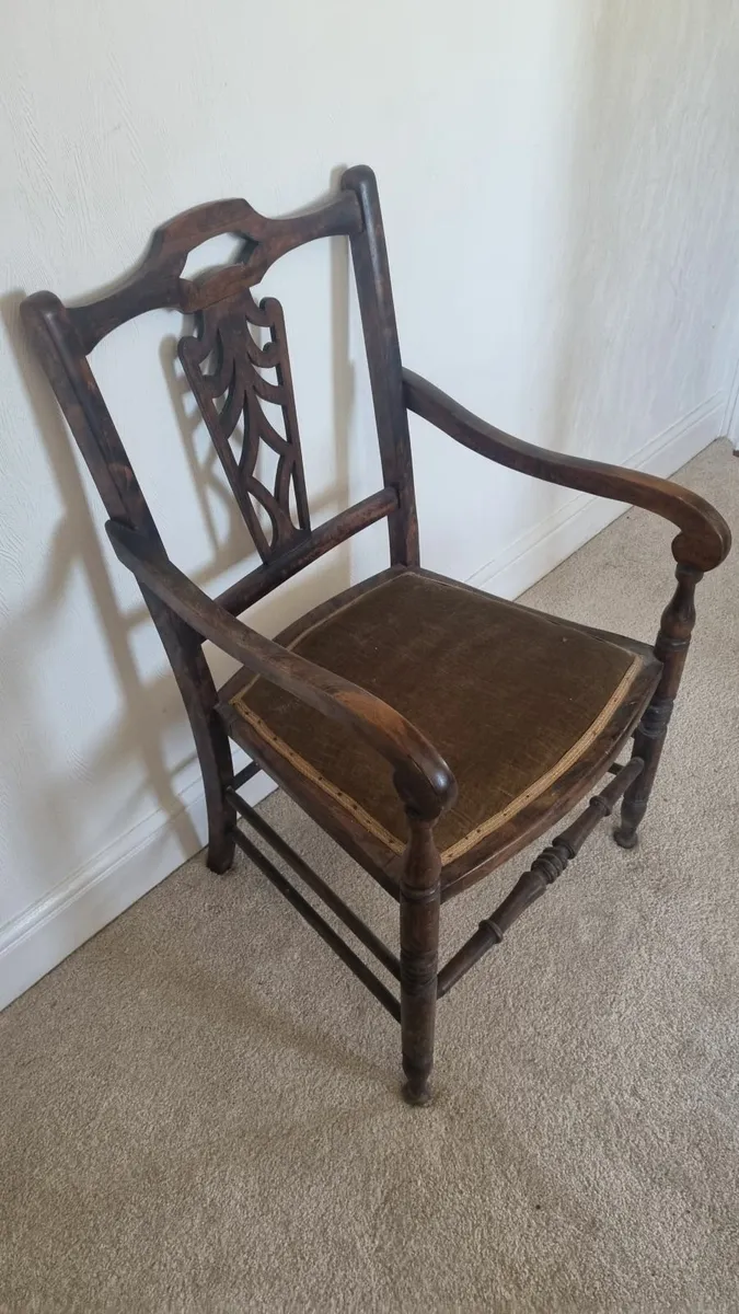 Antique Edwardian Elegant Chair - Image 1