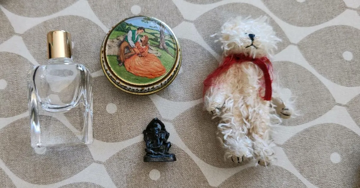 Vintage Hermes perfume bottle, Teddy, box and deit - Image 1