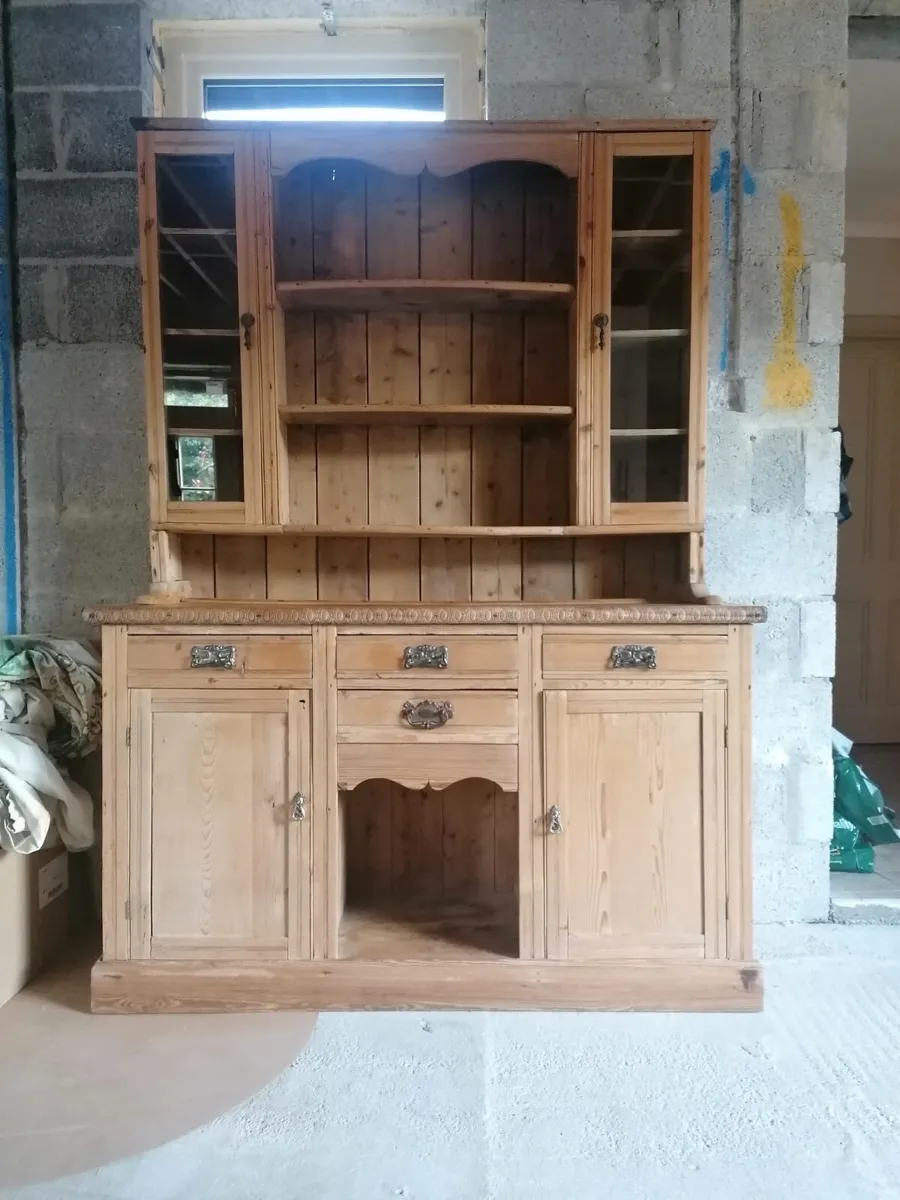 Old Antique Pine Dresser - Image 1