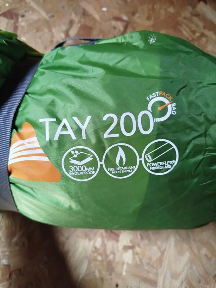 Vango Tay 200 (Camping Tent) & Nitestar 250 (Sleeping Bag) (Used once) - Image 2