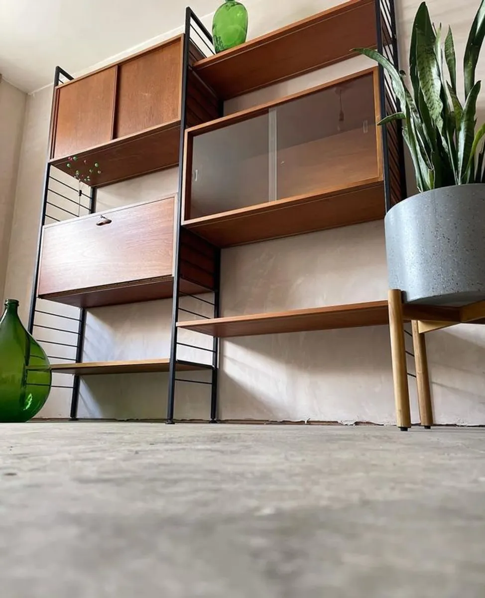 Mid century modern ladderax shelving vintage retro - Image 3