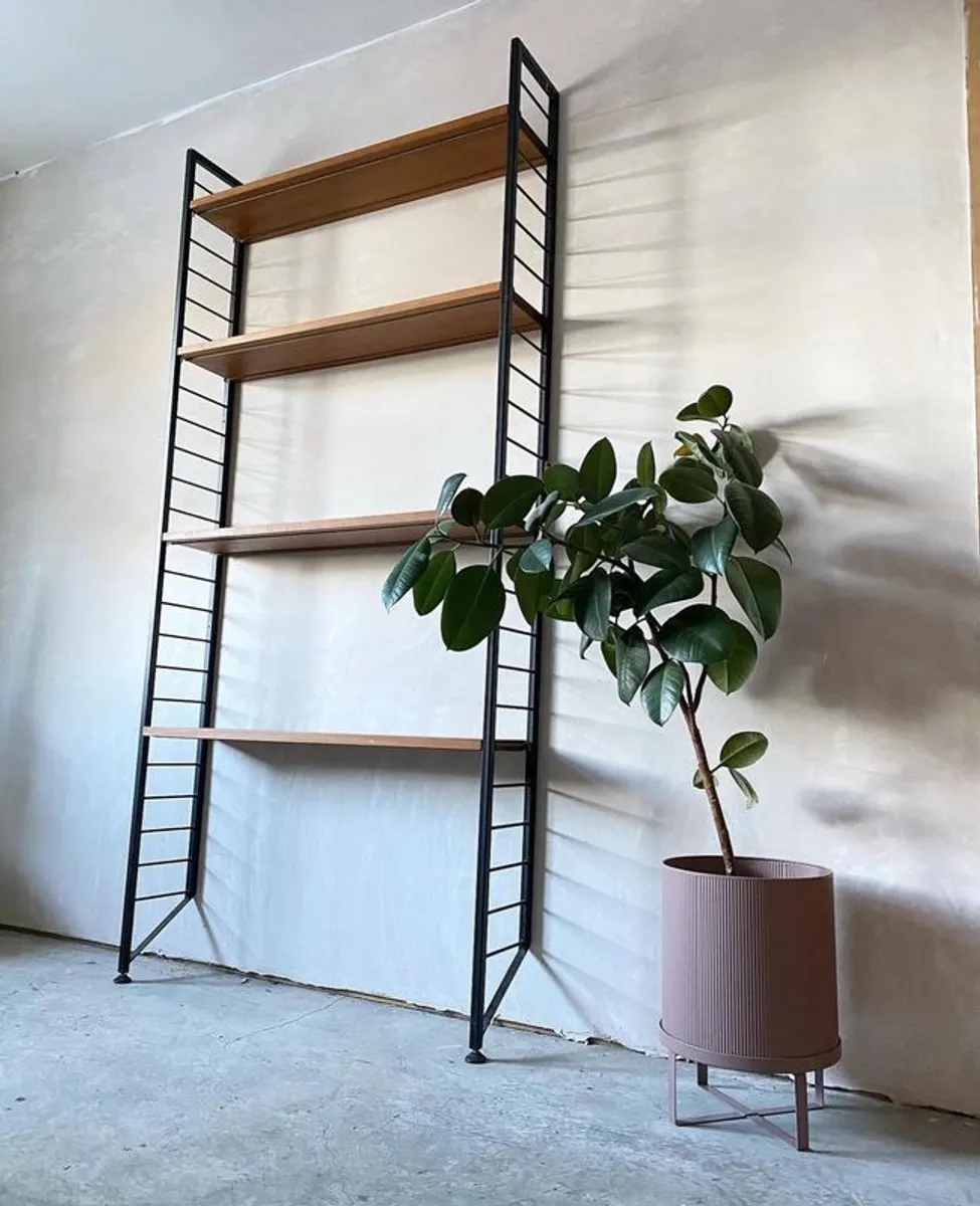Mid century modern ladderax shelving vintage retro - Image 4