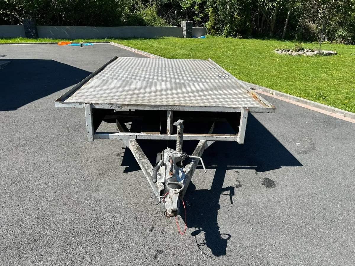 12x7 Flatbed trailer twin axle - Image 2