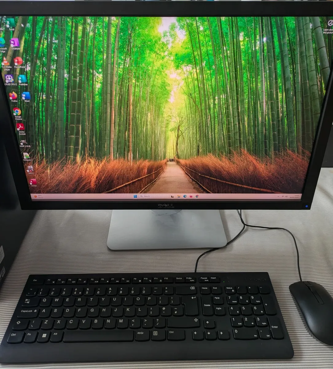 HP PC & 24" monitor i5 CPU Win 11 Office Wifi NVMe - Image 3