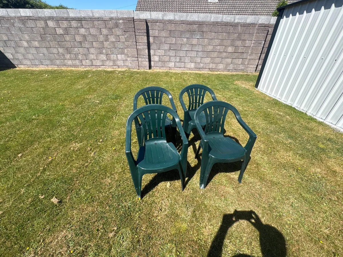 Garden Chair x4 - Image 1