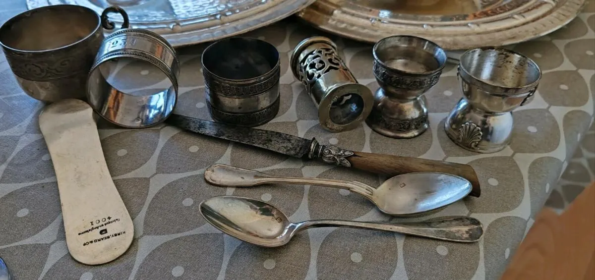Vintage silver plated lot - Image 2