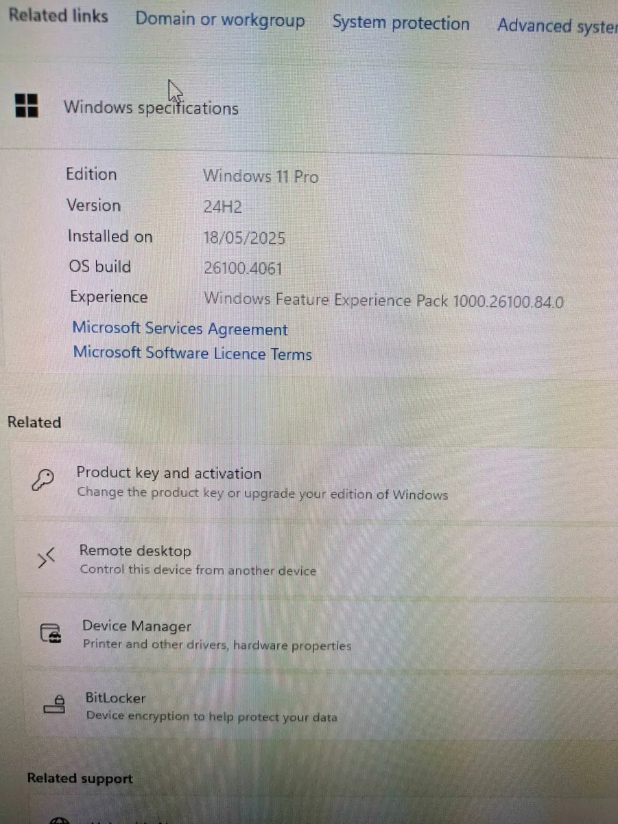 HP PC & 24" monitor i5 CPU Win 11 Office Wifi NVMe - Image 4