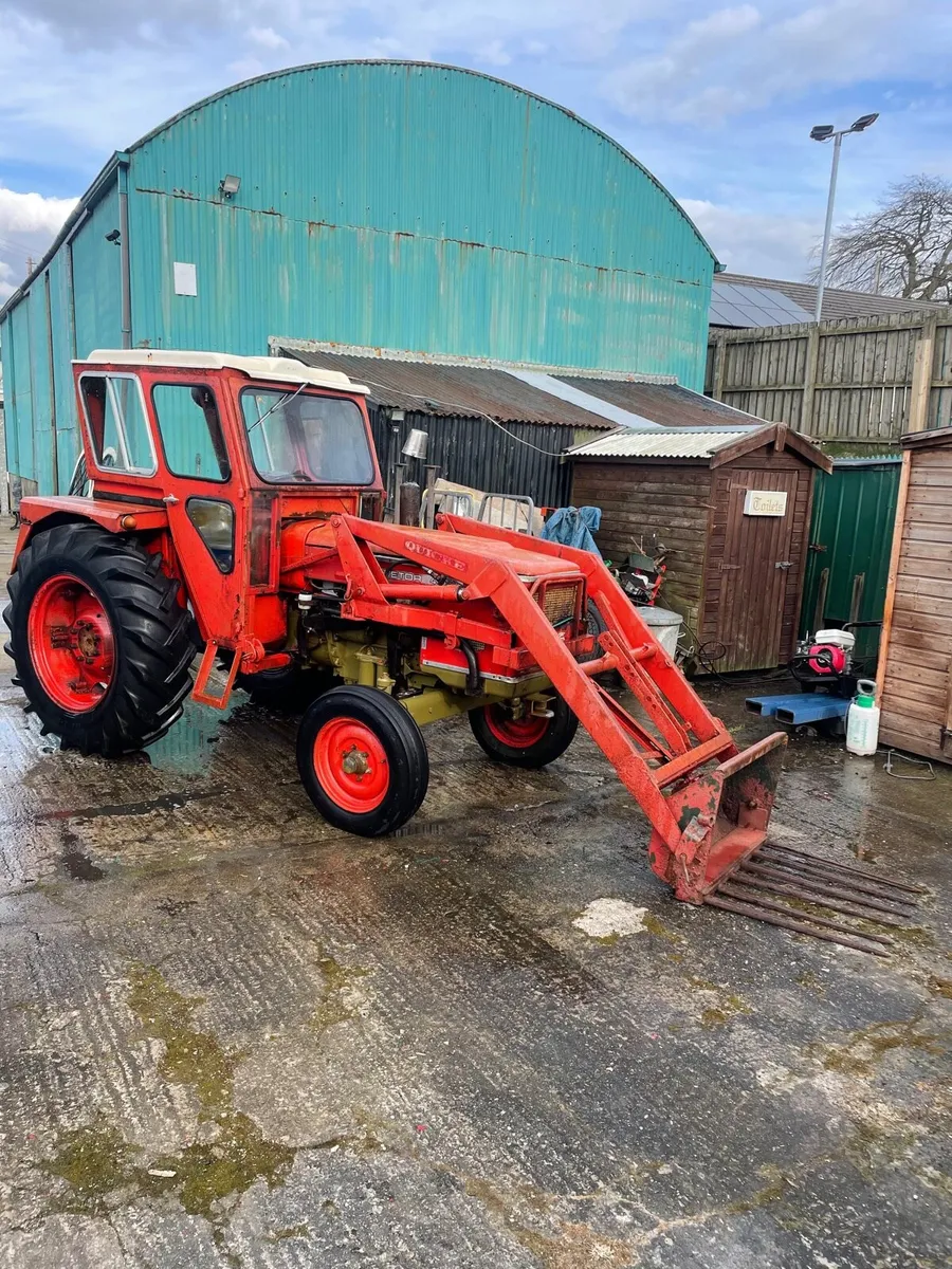Original zetor 4712 tractor with quicky loader - Image 1
