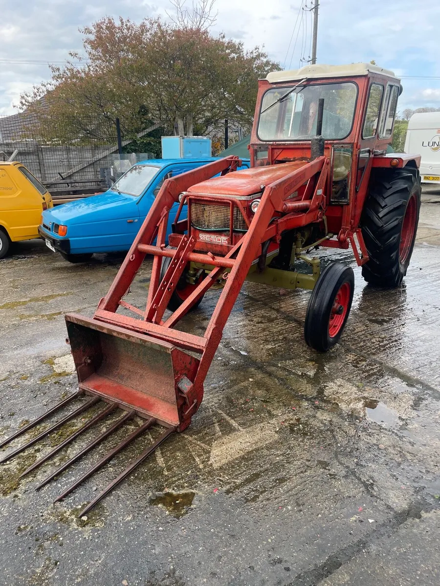 Original zetor 4712 tractor with quicky loader - Image 2