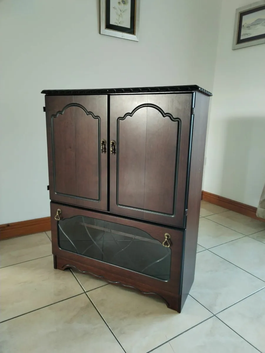 Television Unit - Corner Unit with fold doors - Image 1