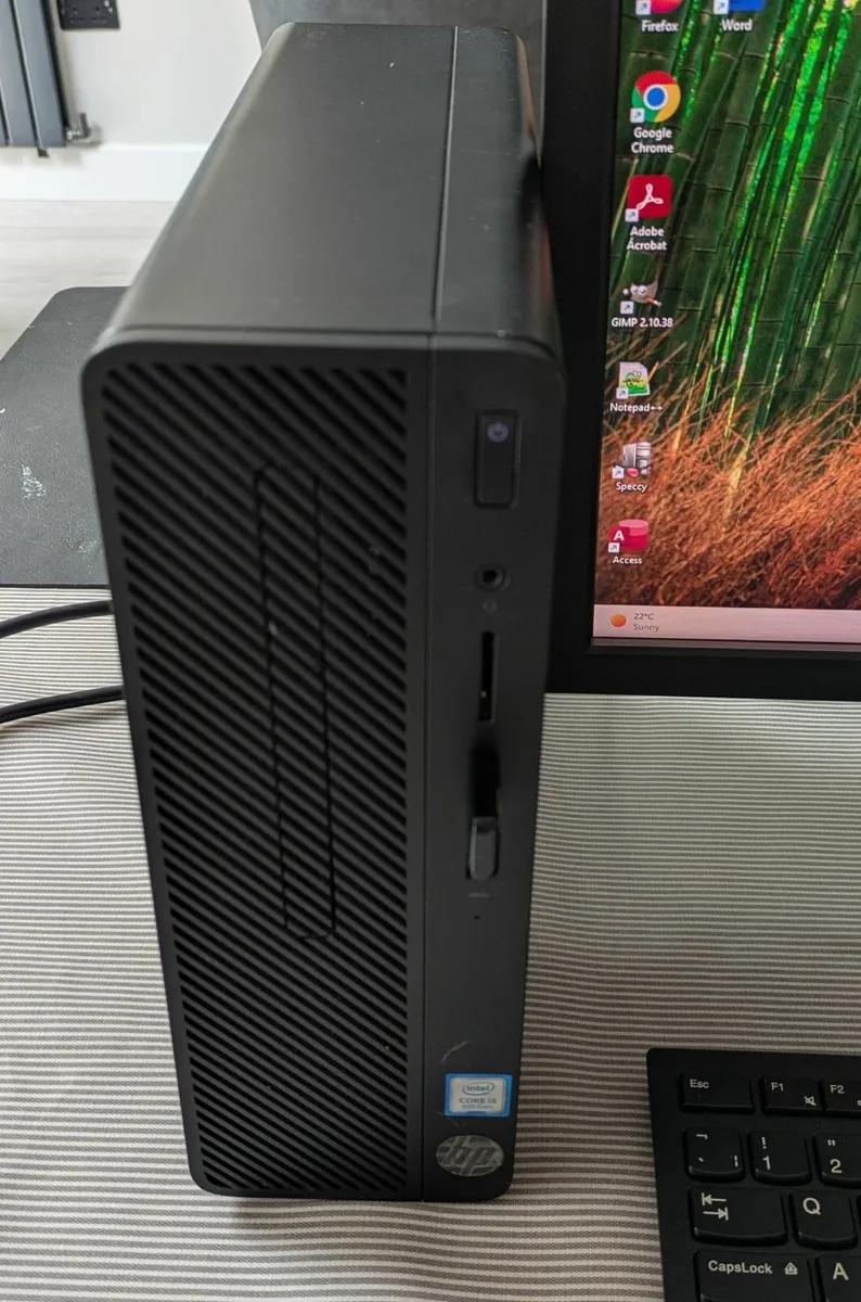 HP PC & 24" monitor i5 CPU Win 11 Office Wifi NVMe - Image 2