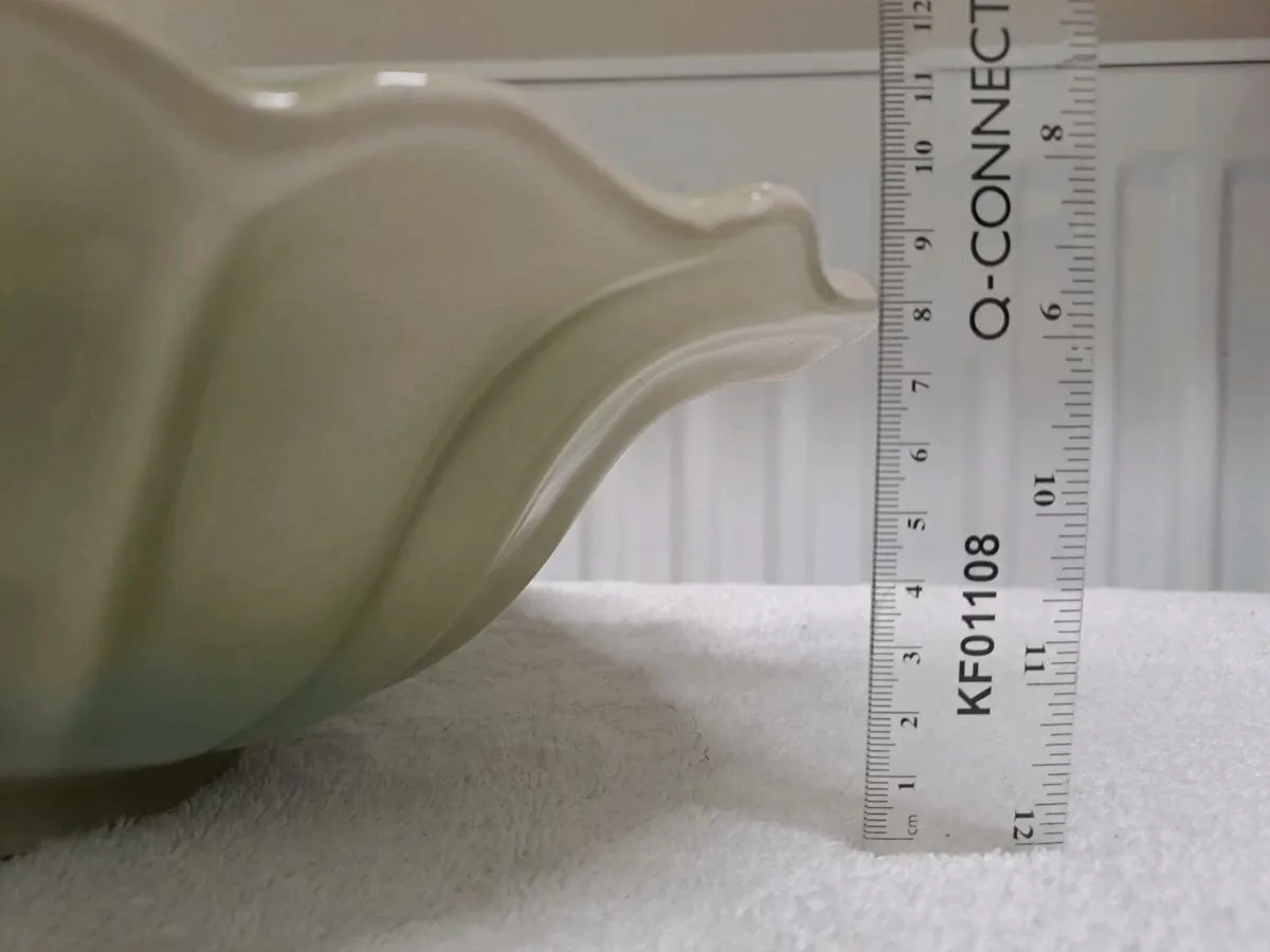 Oval large bowl light green - Image 3