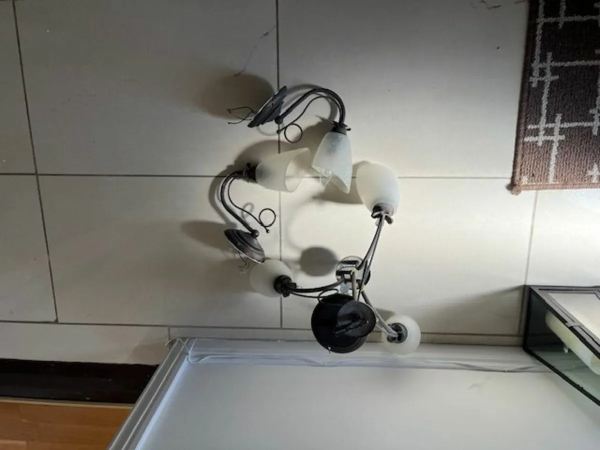 Light Fitting with Wall Lights - Image 1