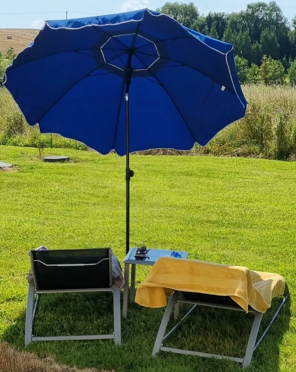 Garden Umbrella Parasol Furniture Sun Shade - Image 2