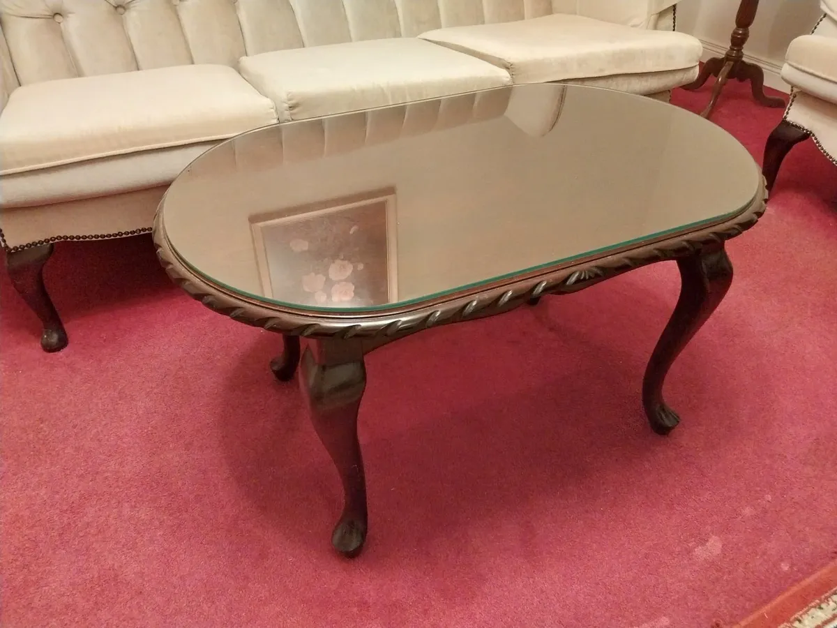 Mahogany coffee table