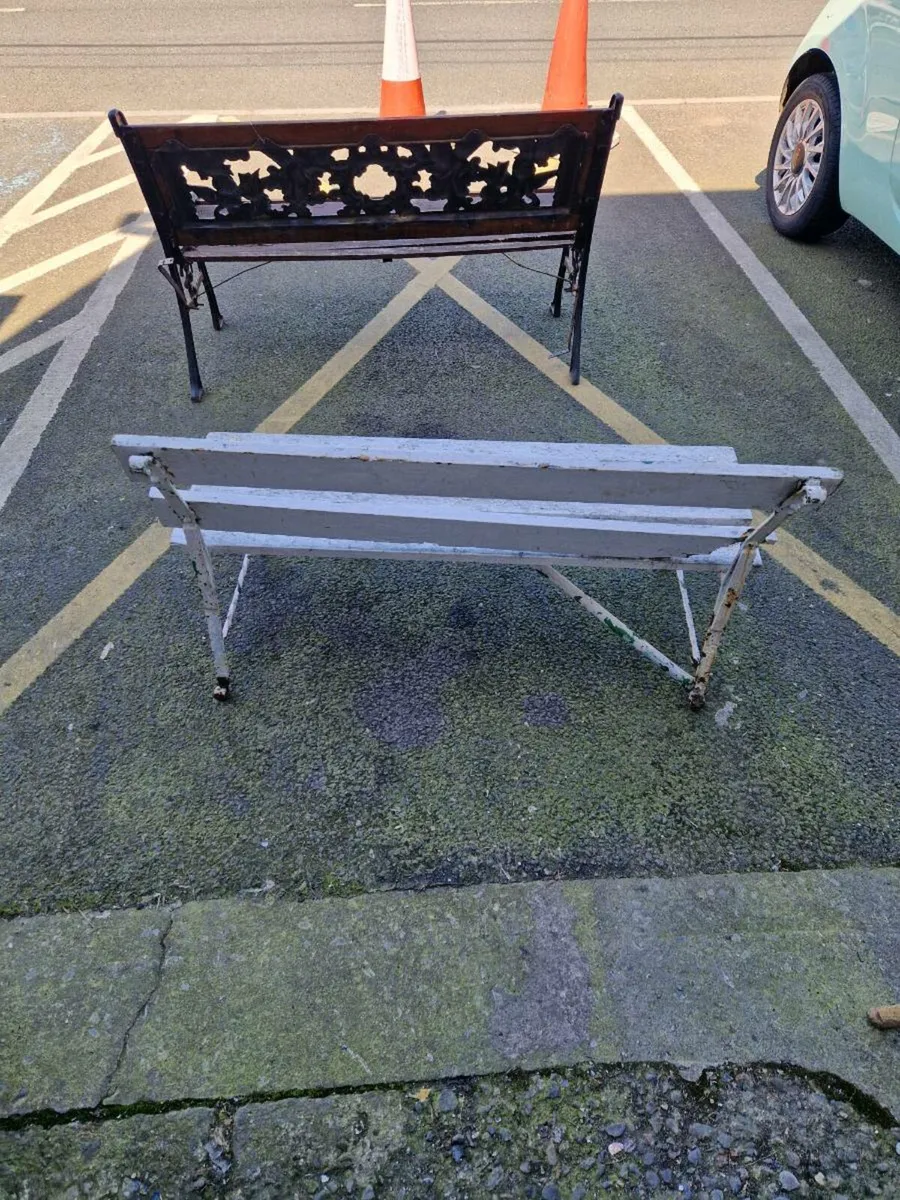 Vintage Garden Bench - Image 1