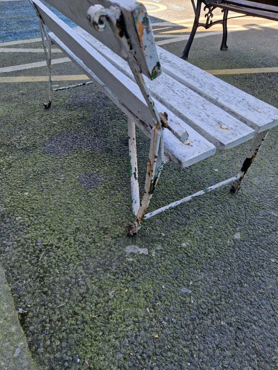Vintage Garden Bench - Image 2